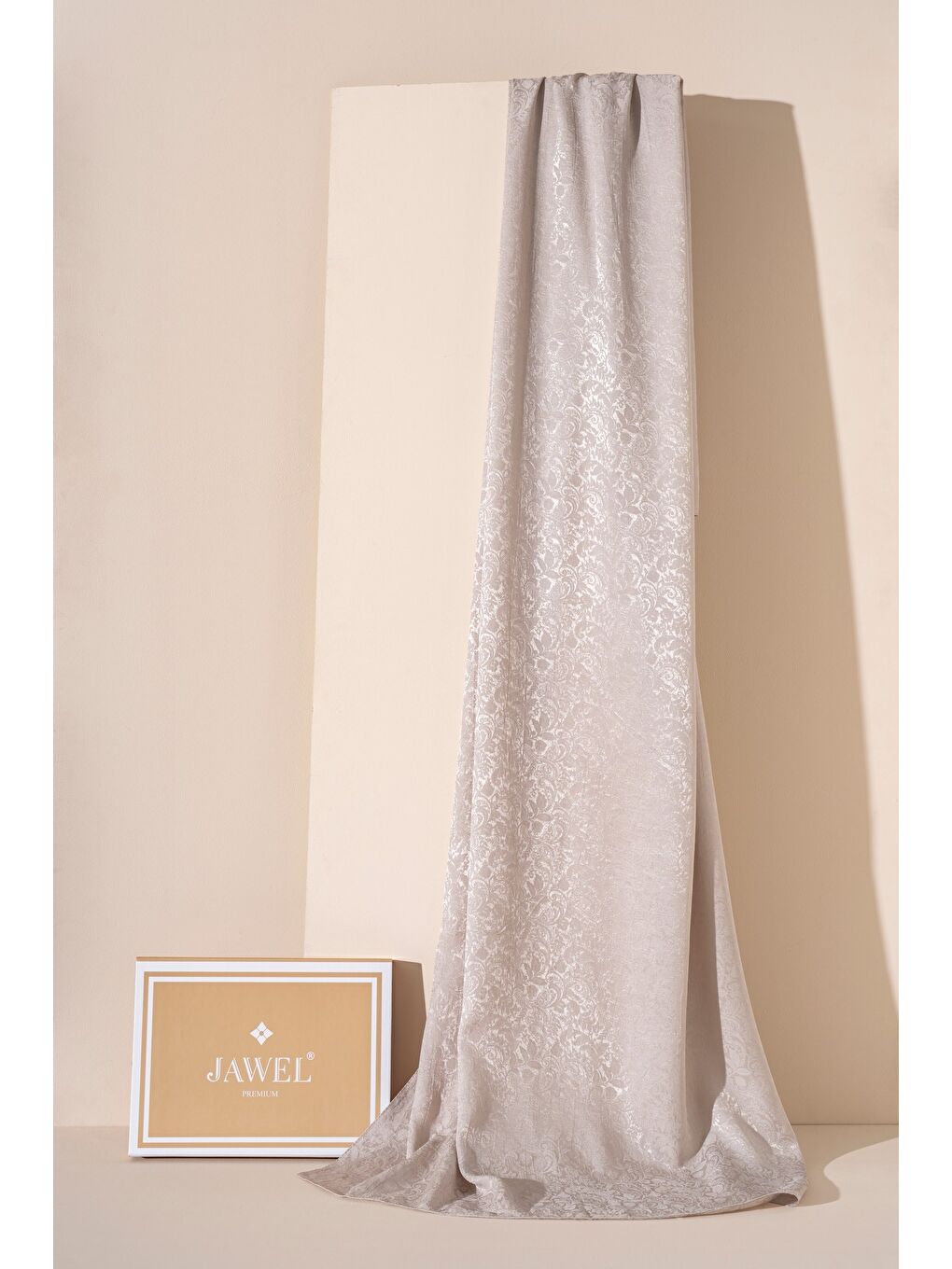 Ekru Kadın Rhiza Modal Floş Şal