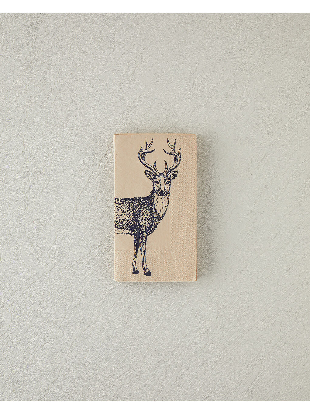 English Home Cute Deer 12'li Kağıt Peçete 33x40 Cm Siyah