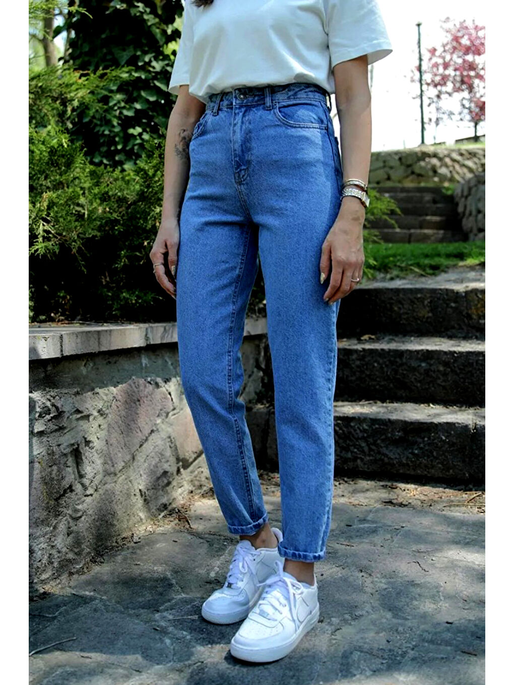 Mom Jean Pantolon Mavi   13360-3