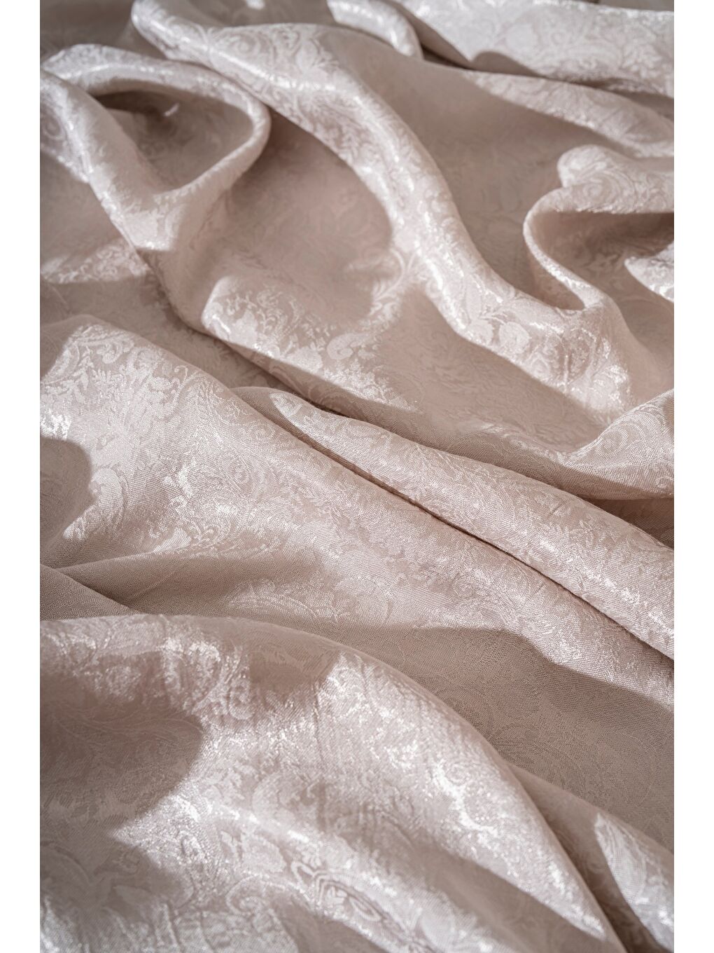 Ekru Kadın Rhiza Modal Floş Şal-1