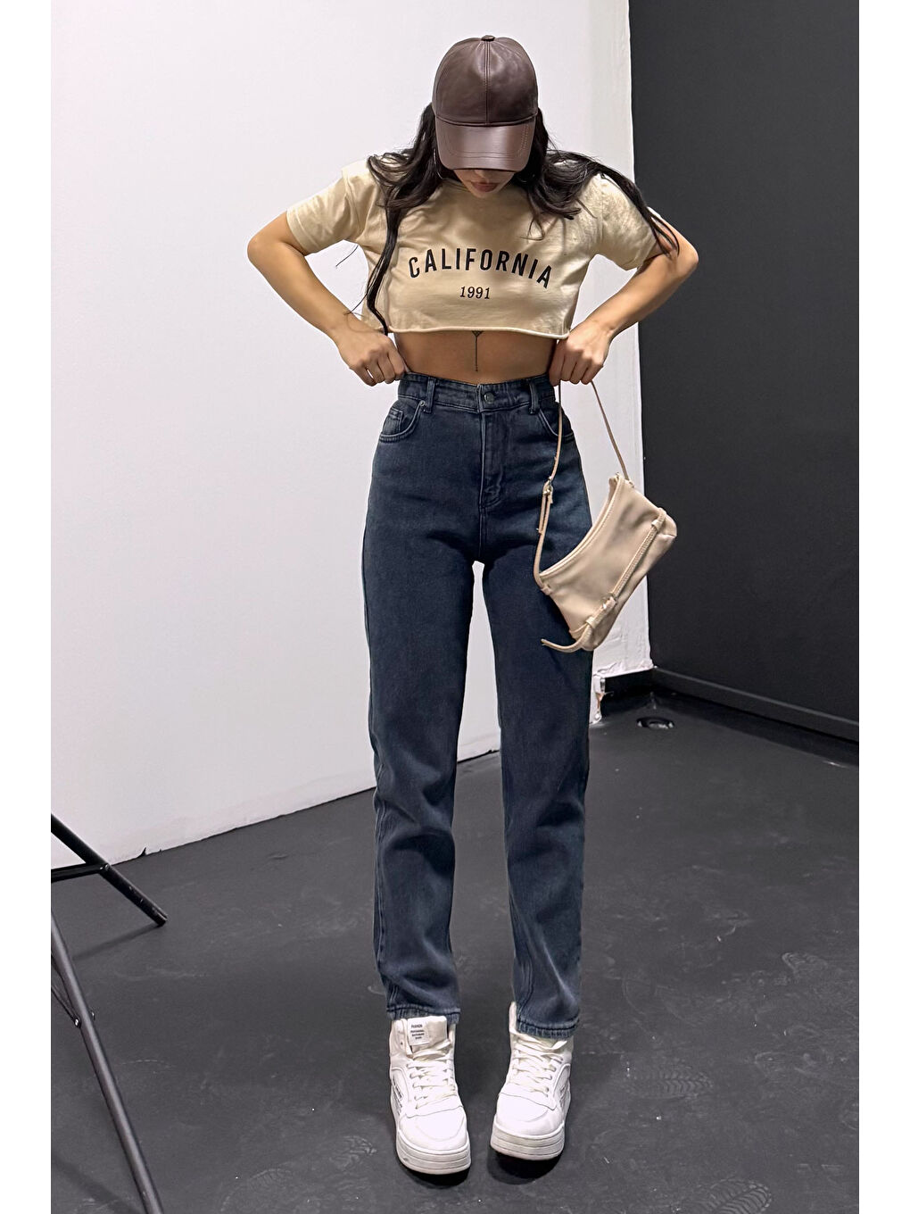 Mom Jean Pantolon Mavi   13360-5