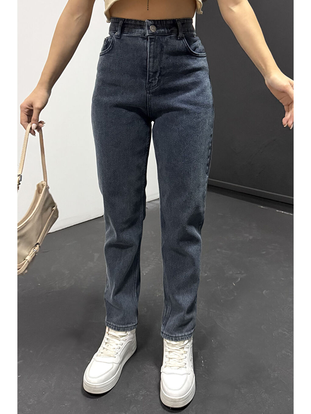 Mom Jean Pantolon Mavi   13360-6