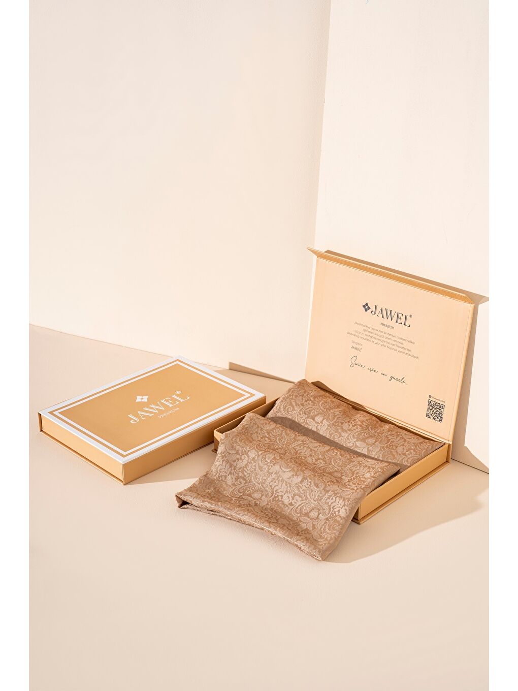 Kahverengi Kadın Rhiza Modal Floş Şal-2