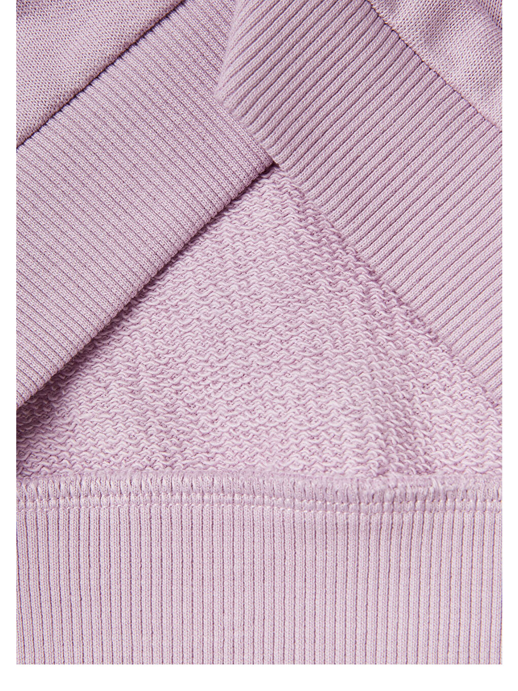 Kız Çocuk Lila Grafik Baskılı Ribanalı Regular Fit Sweatshirt-2