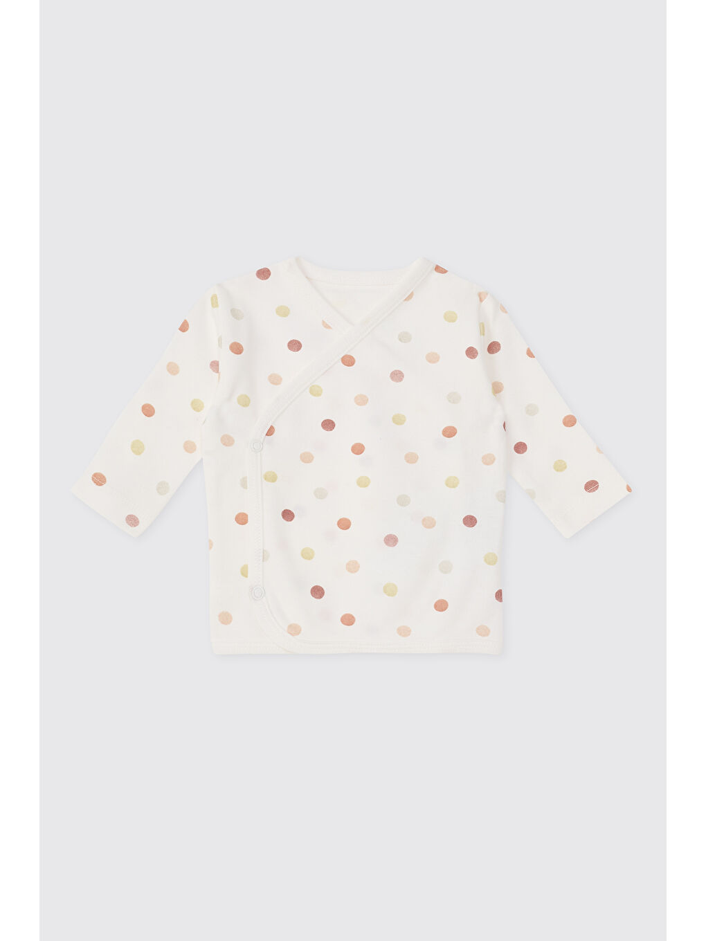 Ekru Yenidoğan Puantiye Desen 5'li Hastane Çıkışı-2