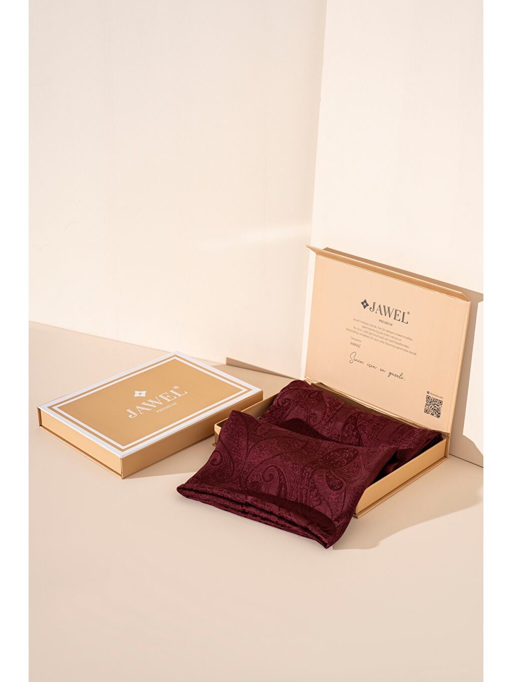 Bordo Kadın Pirsus Modal Floş Şal-2