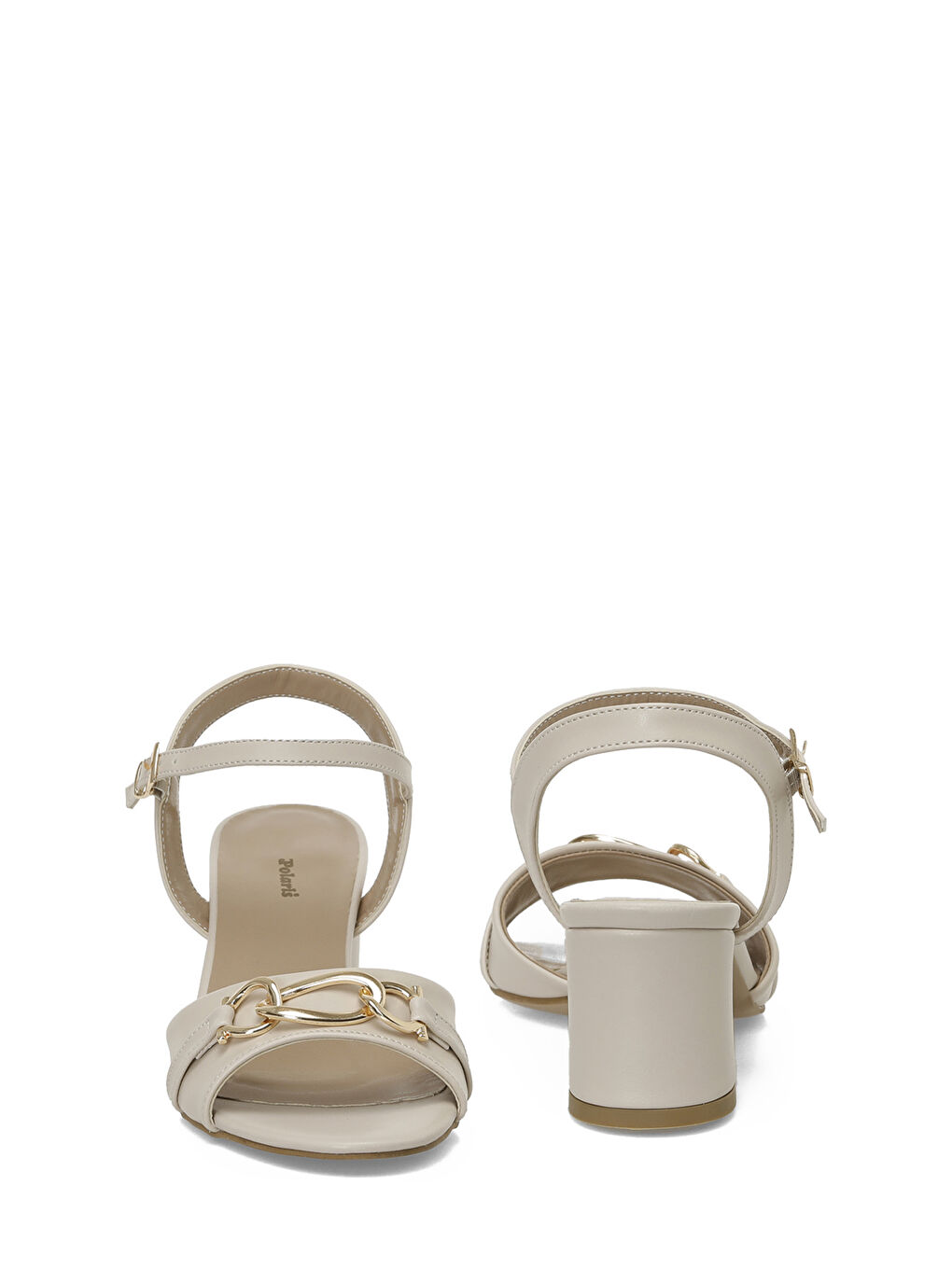 323099.Z 5FX Bej Kadın Topuklu Sandalet-4