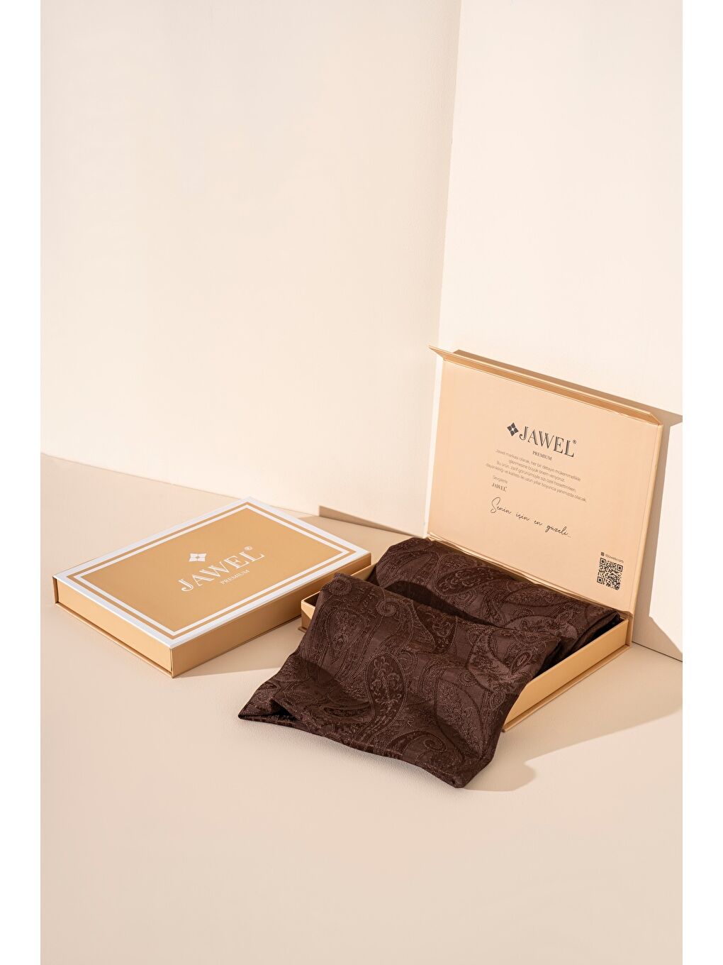 Kahverengi Kadın Pirsus Modal Floş Şal-2