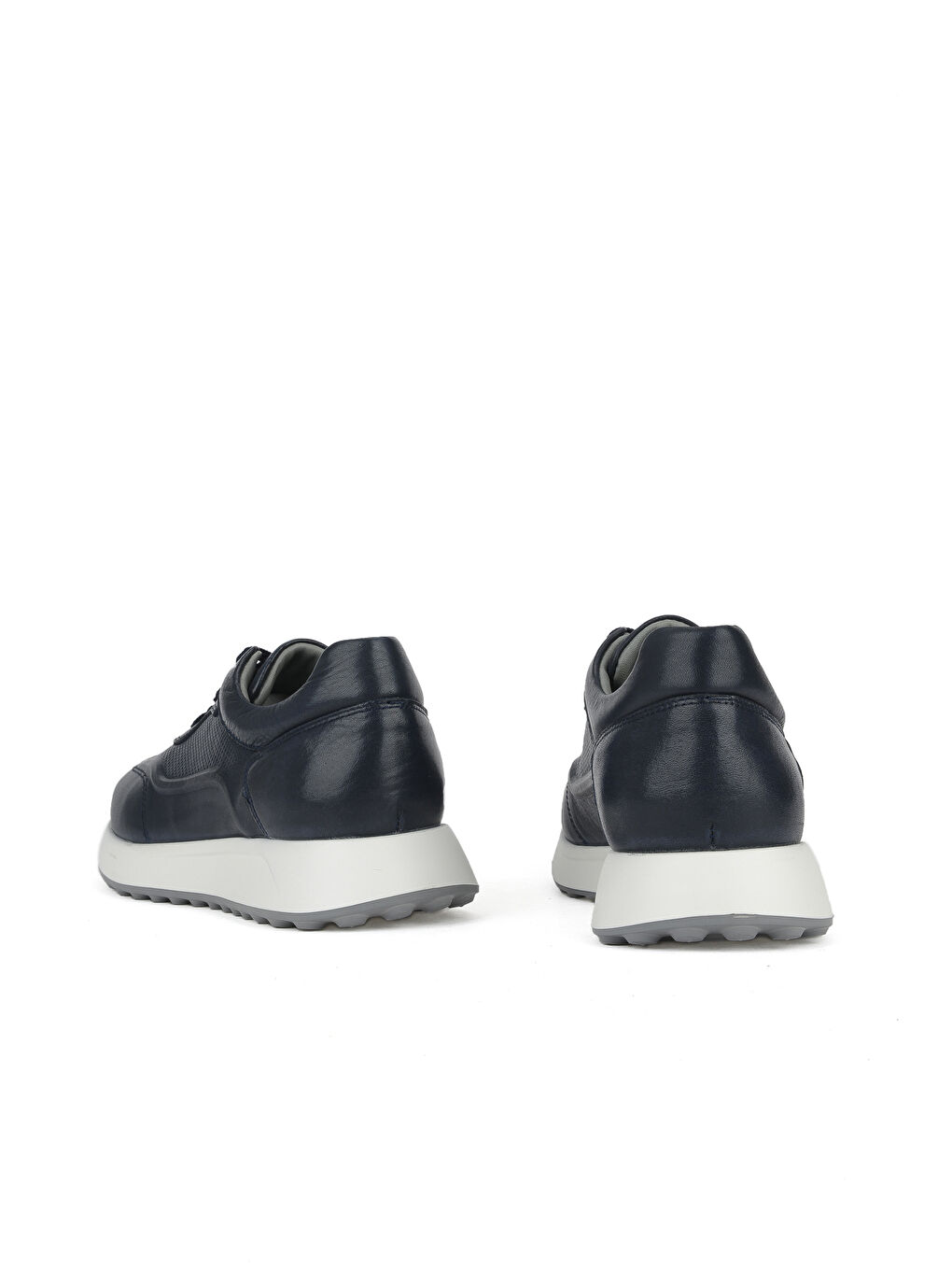 Erkek Hakiki Deri Sneaker 1531026Z290 Lacivert-2