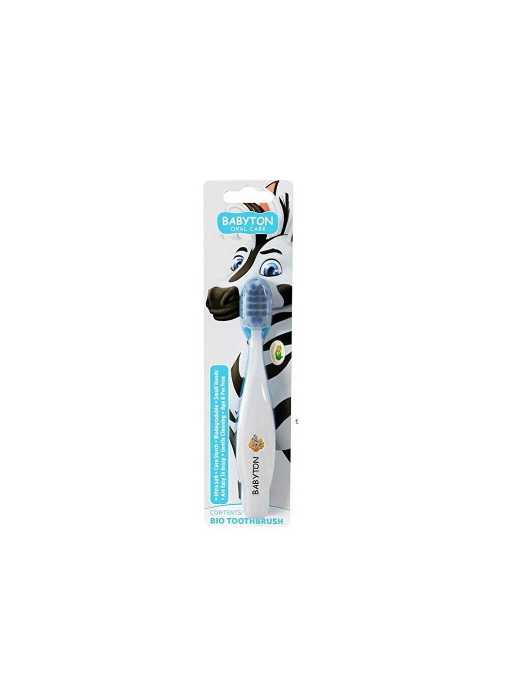 Babyton Oral Care Bio Yumuşak Zebra Baskılı Diş Fırçası