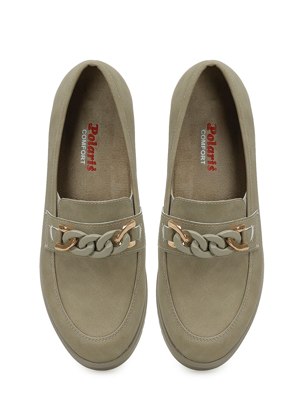 Bej 165058.NZ5PR Vizon Kadın Loafer-3