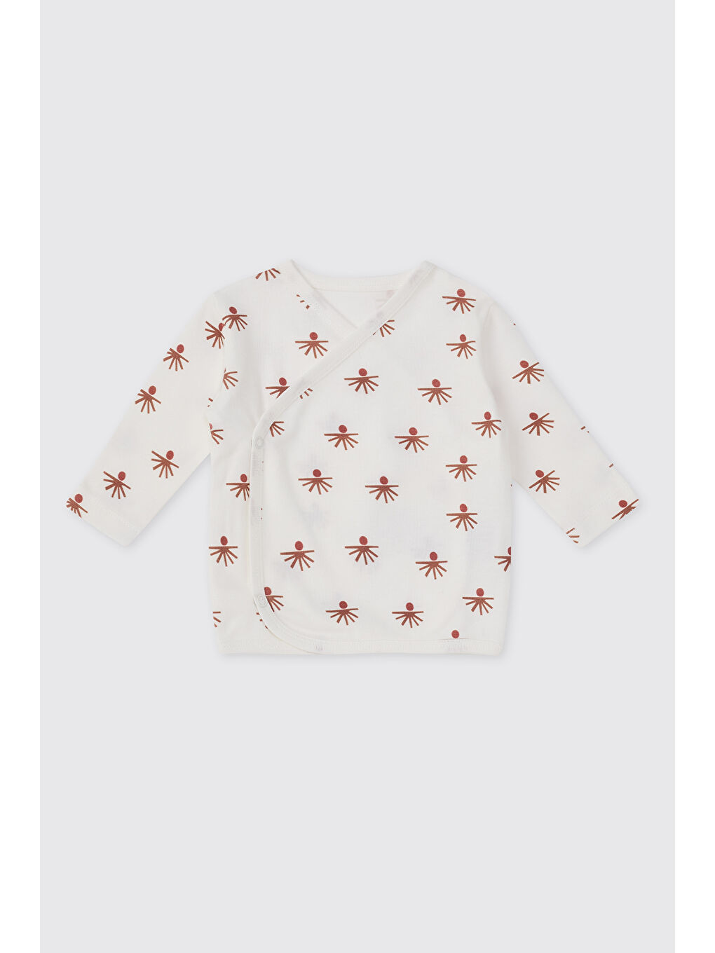 Ekru Yenidoğan Ahtapot Desenli 5'li Hastane Çıkışı-2