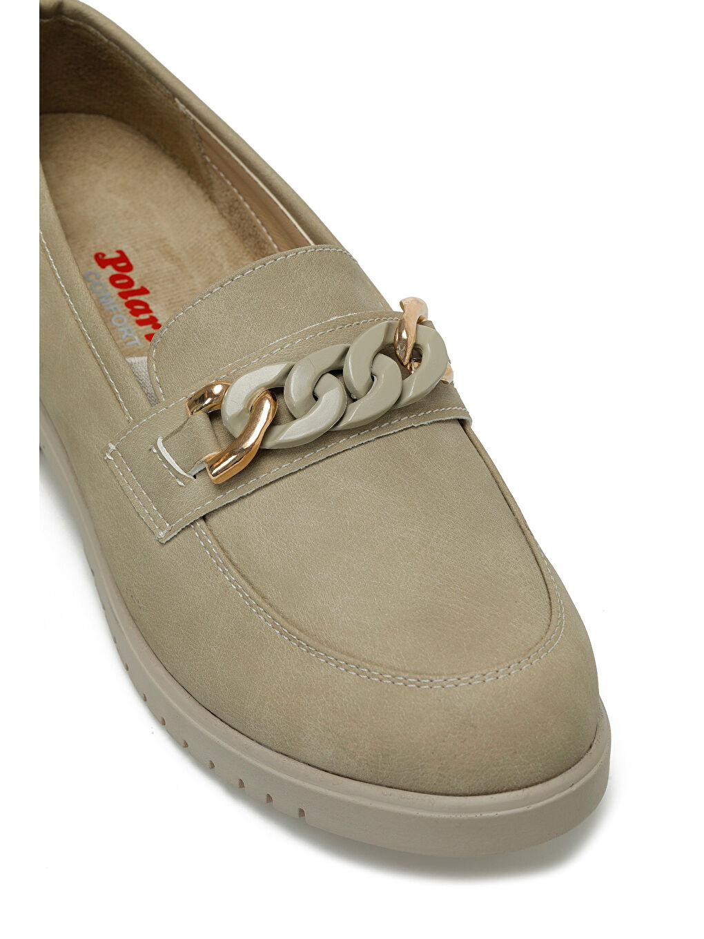 Bej 165058.NZ5PR Vizon Kadın Loafer-6