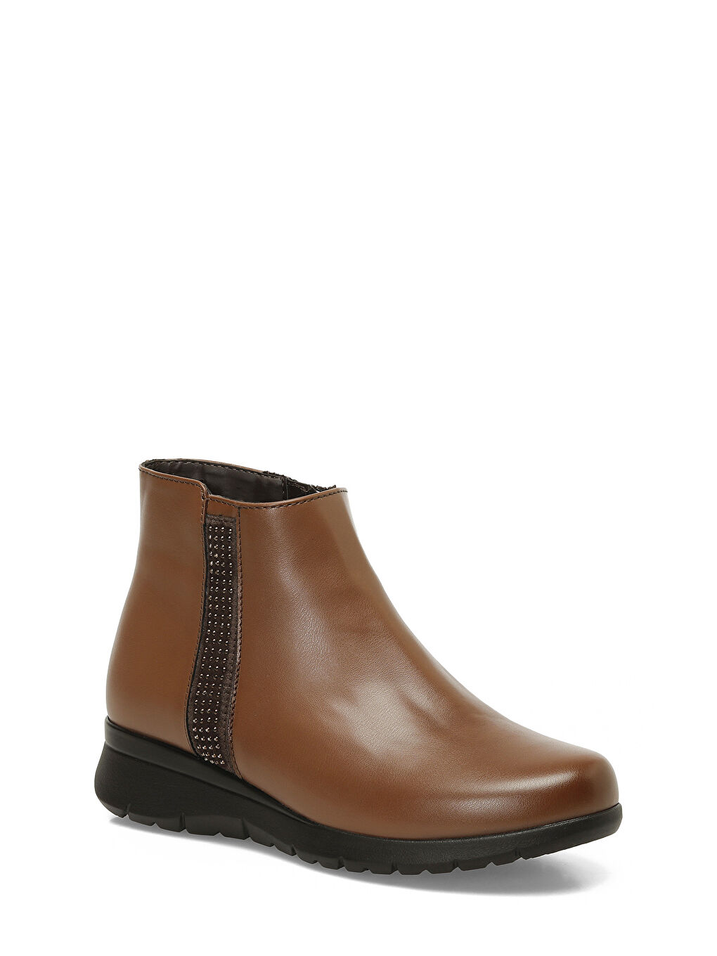 Kahverengi 166662.Z4PR Taba Kadın Dolgu Topuk Bot-1