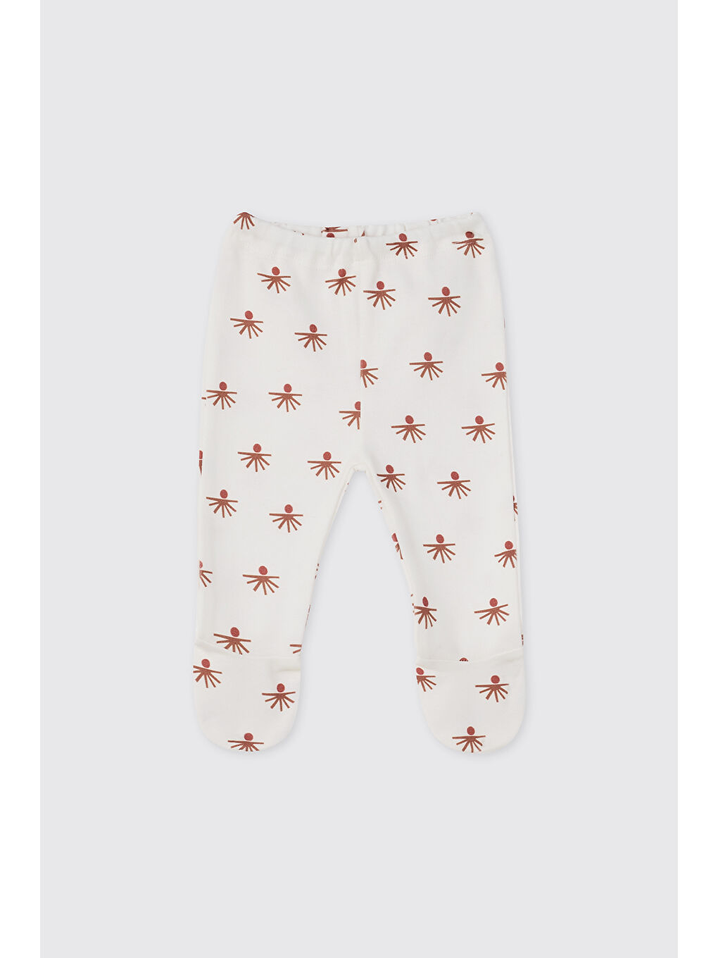 Ekru Yenidoğan Ahtapot Desenli 5'li Hastane Çıkışı-3