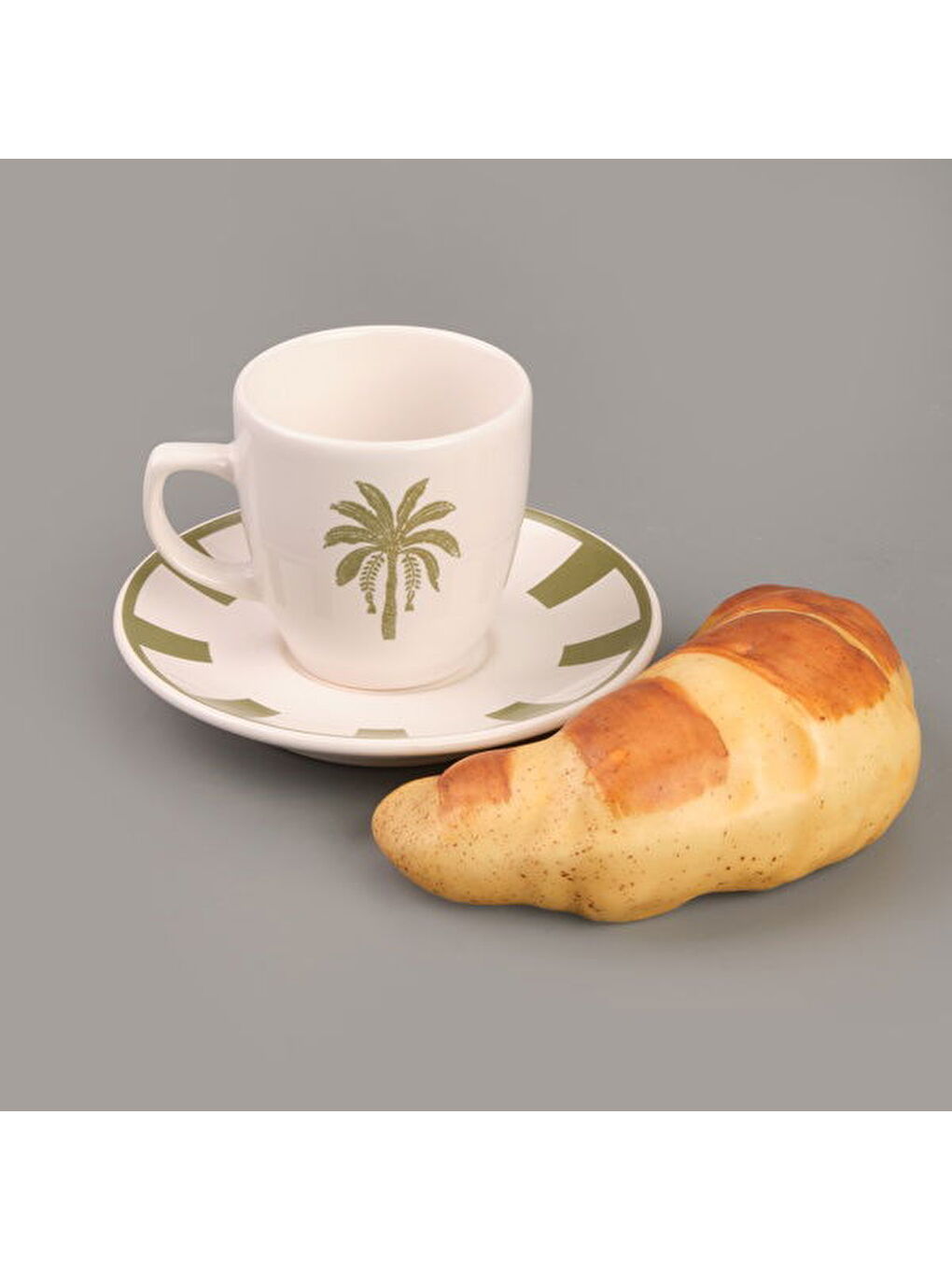 Karışık Kitchen Palm 4 Parça Kahve Fincanı Takımı - Renkli - 90 ml-2