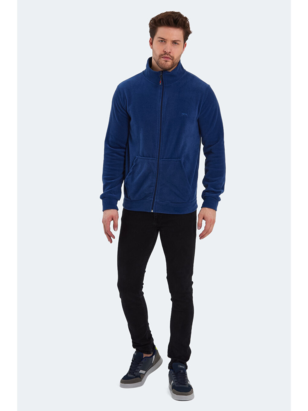 İndigo SANSA  Fermuarlı Sweatshirt Indigo-6