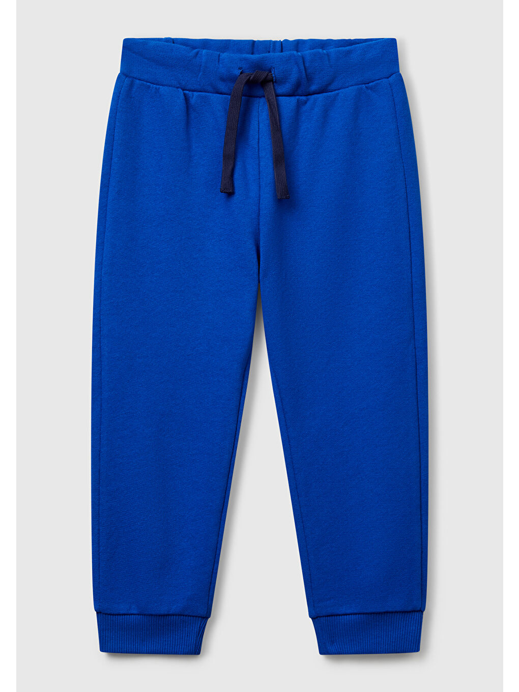 Erkek Çocuk Saks Mavisi Arka Cebi Logo Eşofman Altı