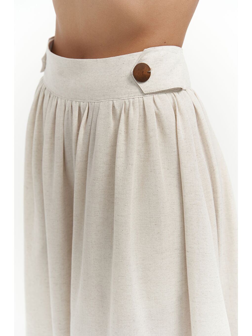 Ambra Bej Gömlek Etek Takım-7