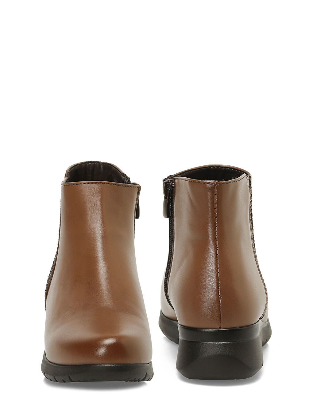 Kahverengi 166662.Z4PR Taba Kadın Dolgu Topuk Bot-4