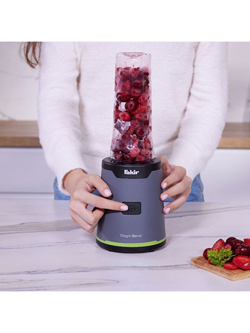 Chop'n Blend Smoothie Blender - Yeşil - 350 Watt-2