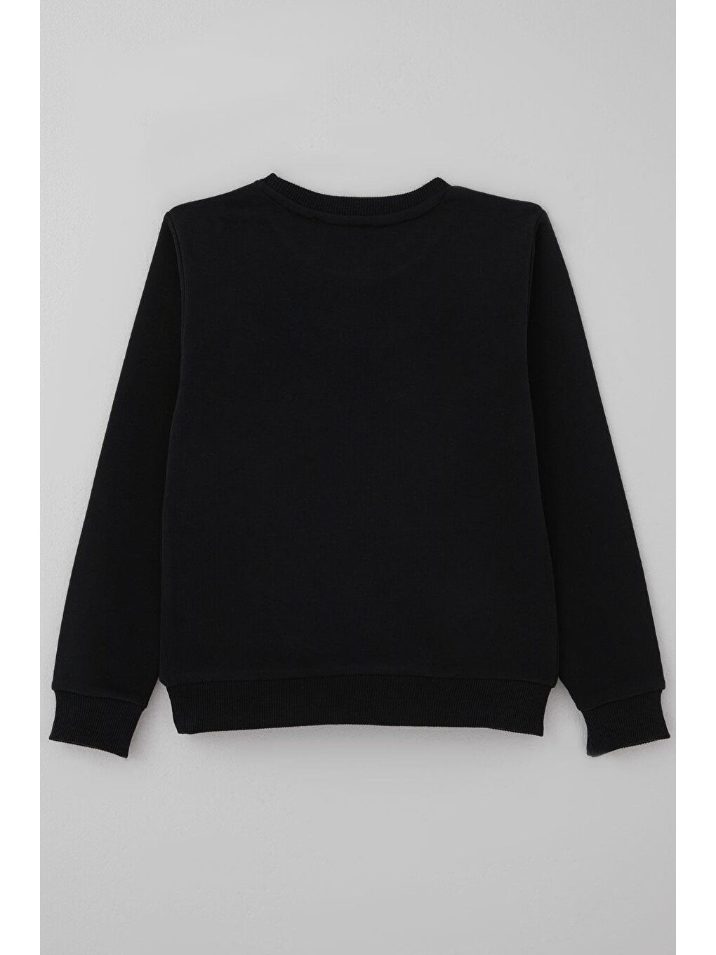 Erkek Çocuk Sweatshirt Los Angeles Yazı Baskılı Siyah (8-14 Yaş)-1