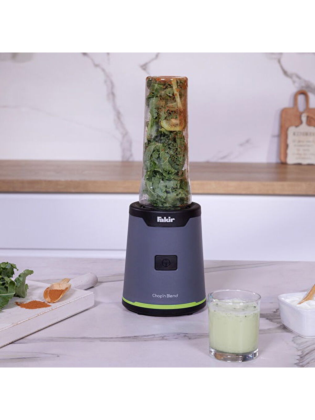 Chop'n Blend Smoothie Blender - Yeşil - 350 Watt-8