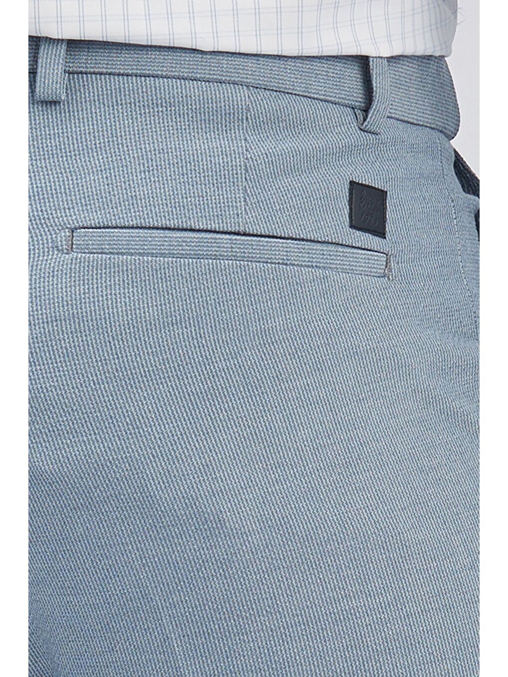 Mavi Esnek Lastikli Yandan Cepli Casual Slim Fit Ayarlanabilir Kemer Pantolon 1003240162-5