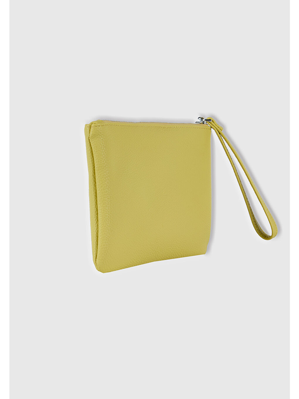 Unisex Sarı Clutch Çanta-1