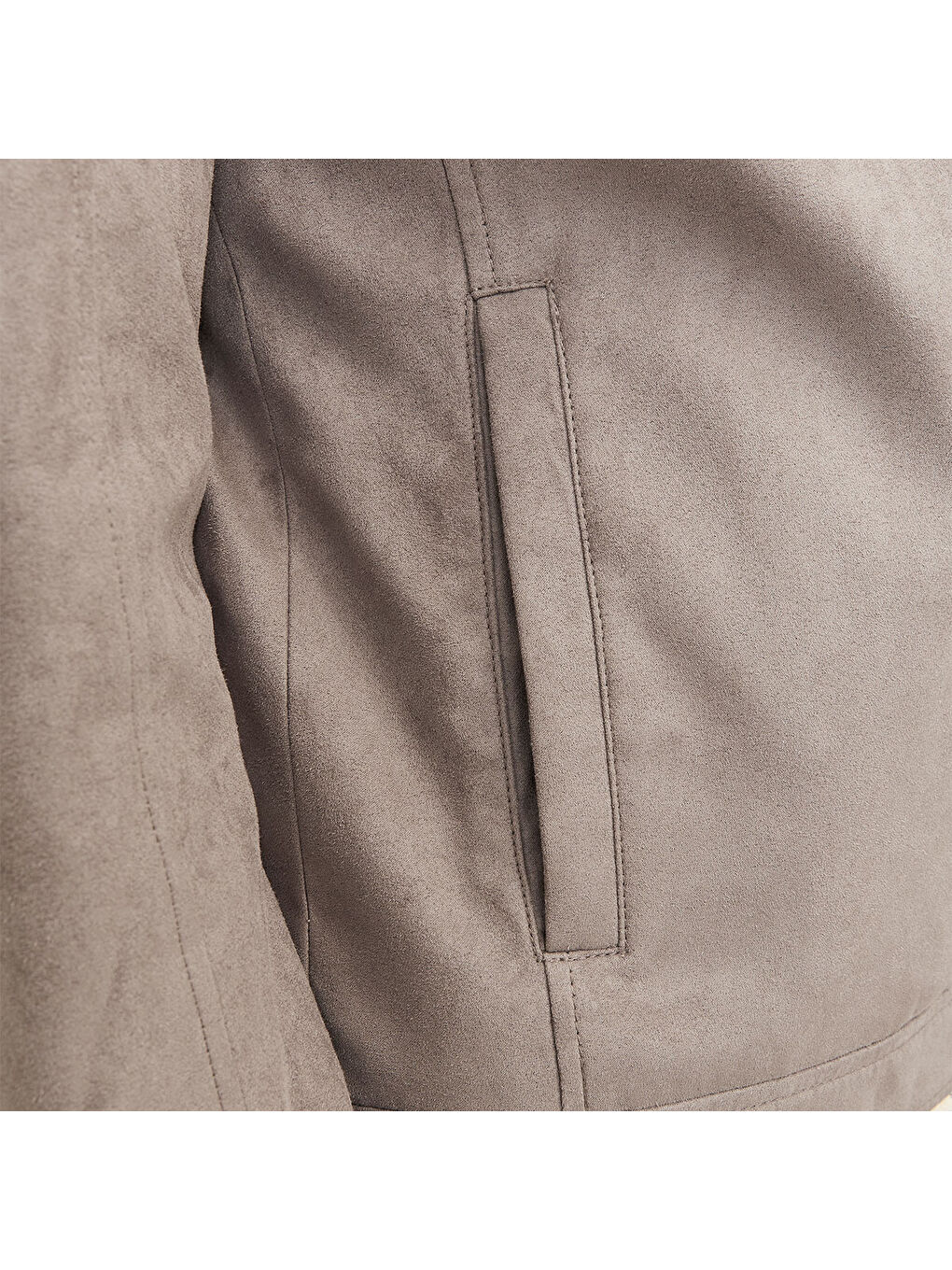 Dylan Clean Erkek Kahverengi Bisiklet Yaka Ceket-4