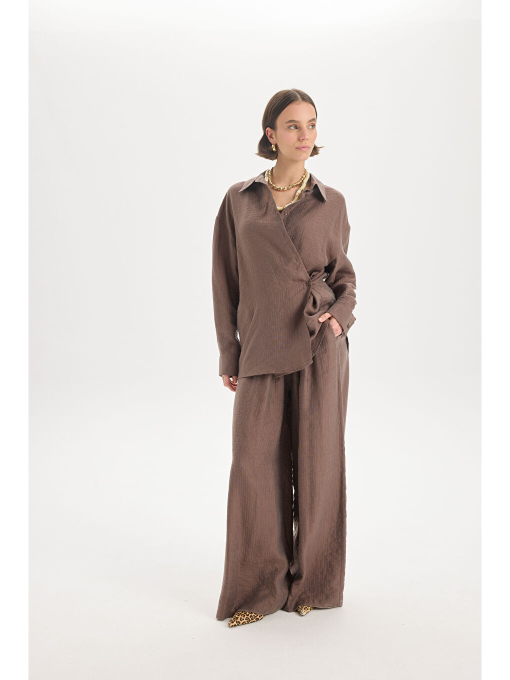 Kahverengi Hunter Rahat Kalıp Kahve Pantolon-2