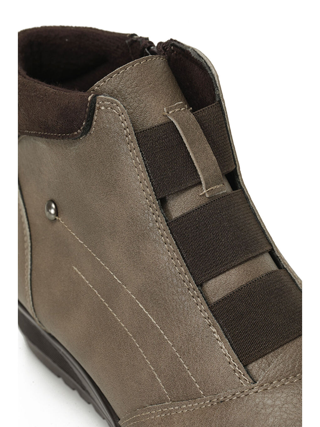 Bej 166674.Z4PR Vizon Kadın Dolgu Topuk Bot-6