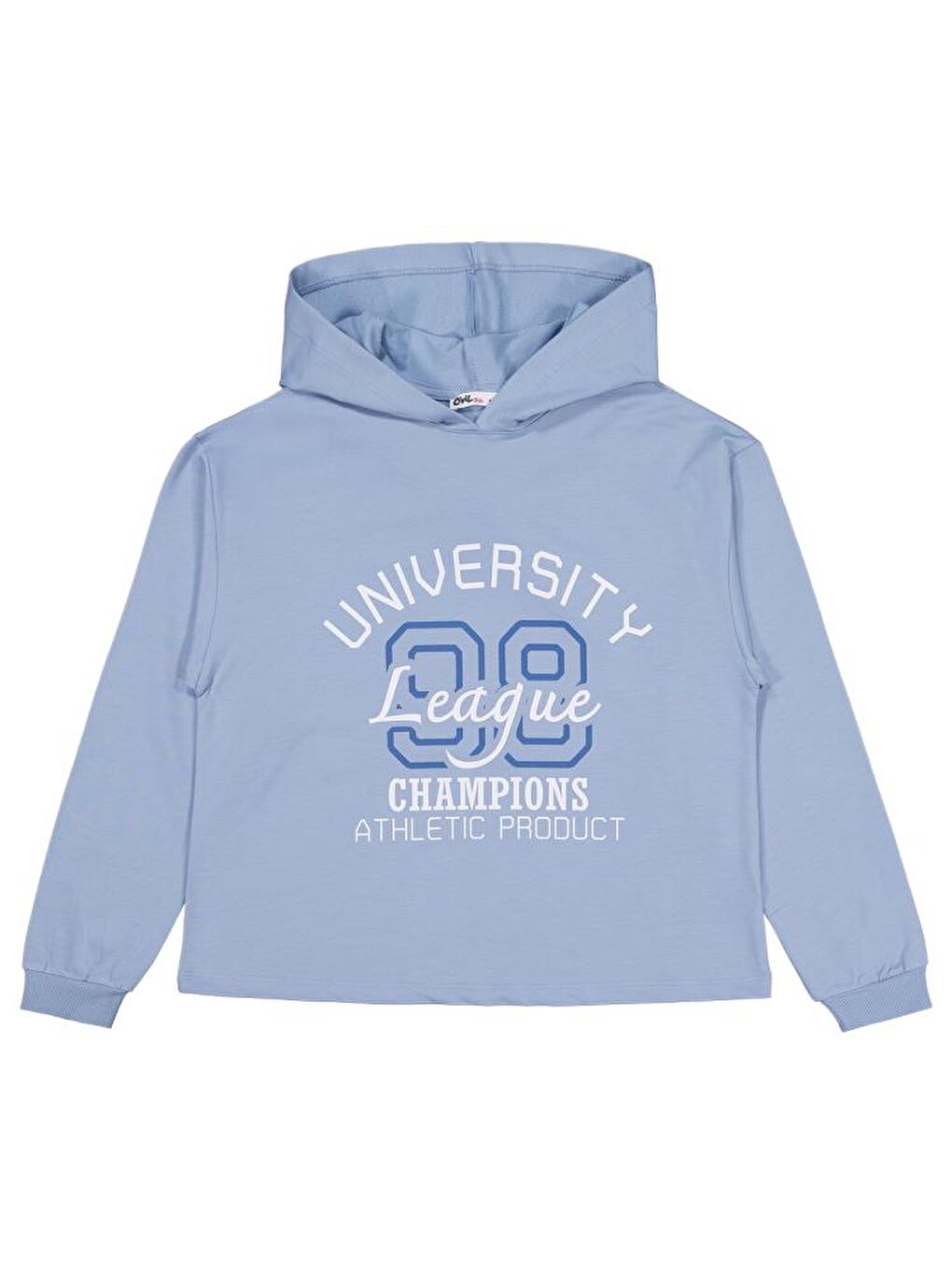 Yeşil Girls Unıversity Baskılı 10-13 Yaş Sweatshirt-1