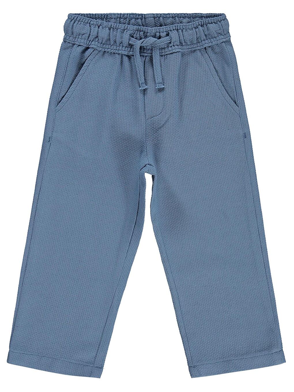 İndigo Boys Armürlü Chino 2-5 Yaş Pantolon - Mavi 2-3 Yaş