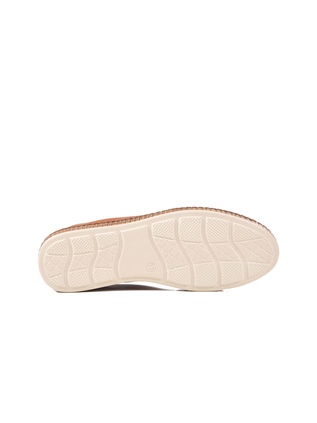 Kahverengi Taba Hakiki Deri Kadın Casual Ayakkabı 231747 Z-4