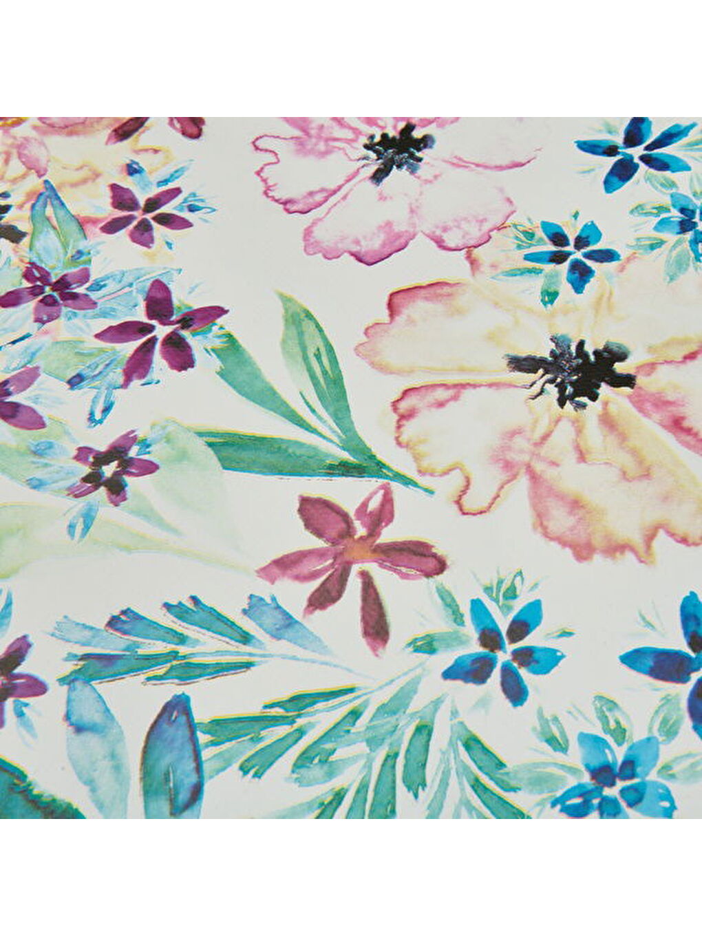 Karışık Soft Flower Pvc Masa Örtüsü - 140x200 cm-1