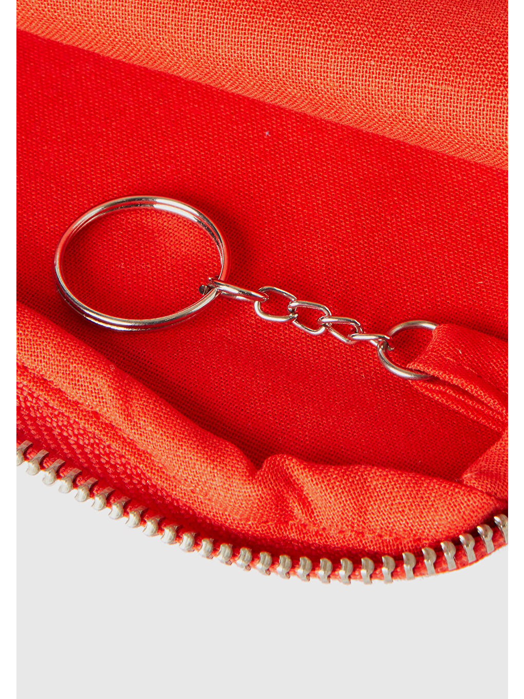 Unisex Kırmızı Mini Bozuk Para Cüzdanı-2