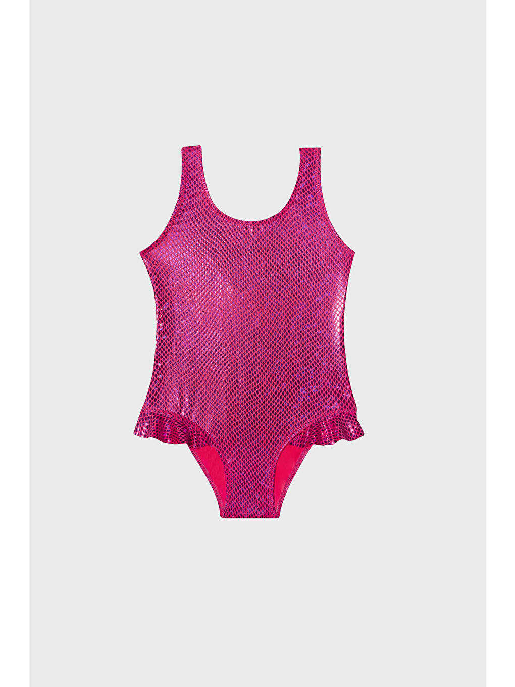 Fuşya Rubin Junior Kolay Kuruyan Uv Korumalı Parlak Kız Çocuk Mayo SM22110238