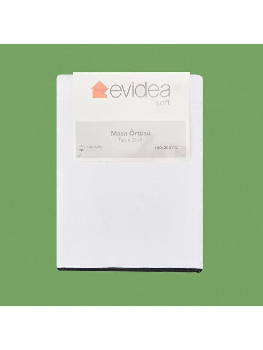 Soft Elegant Masa Örtüsü - Beyaz - 140x200 cm-2