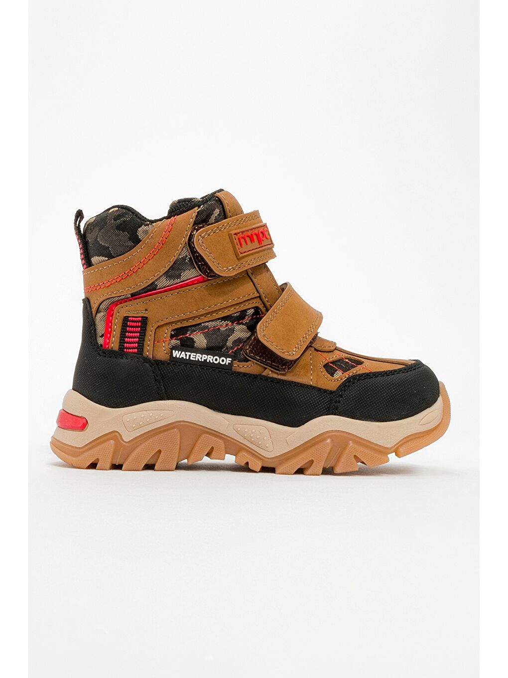 Bej Erkek Çocuk Vizon Su Geçirmez Anatomik Günlük Bot-3