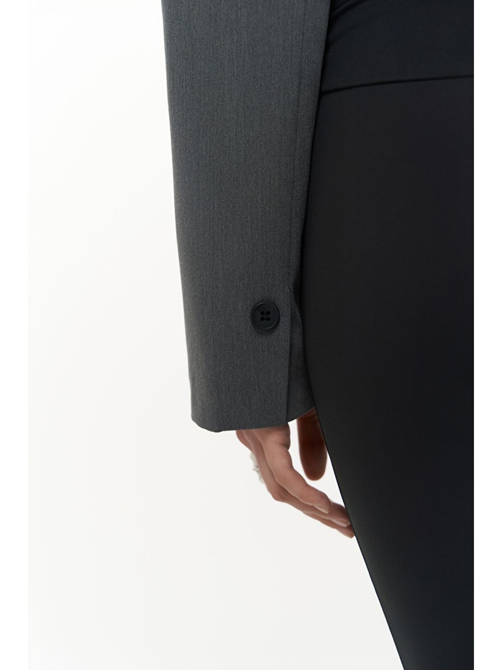 Norbury Üçgen Detay Antrasit Blazer-7