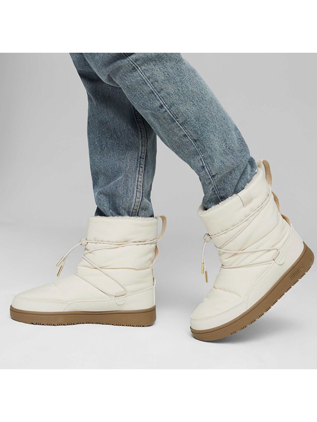 Beyaz Snowbae Kadın Bot-7