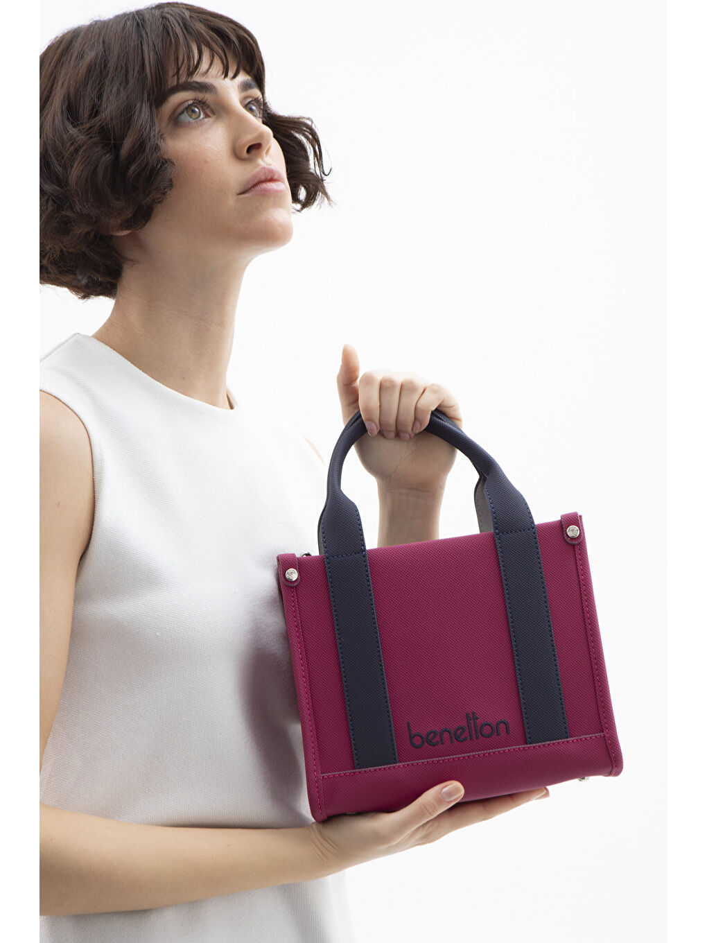 Kadin Çapraz Çanta Mürdüm-Laci̇vert BNT1620-1