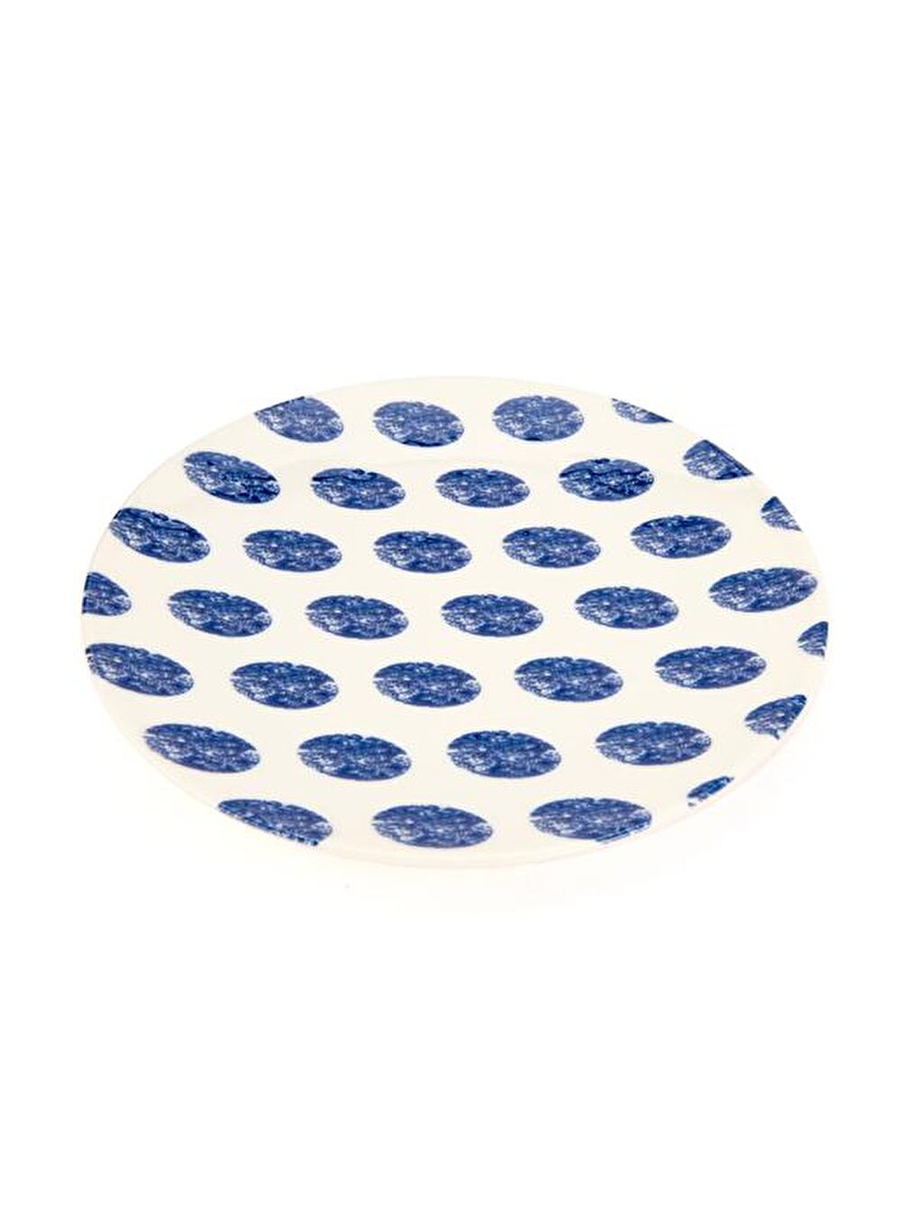 Madre Servis Tabağı - Mavi - 25 cm-1