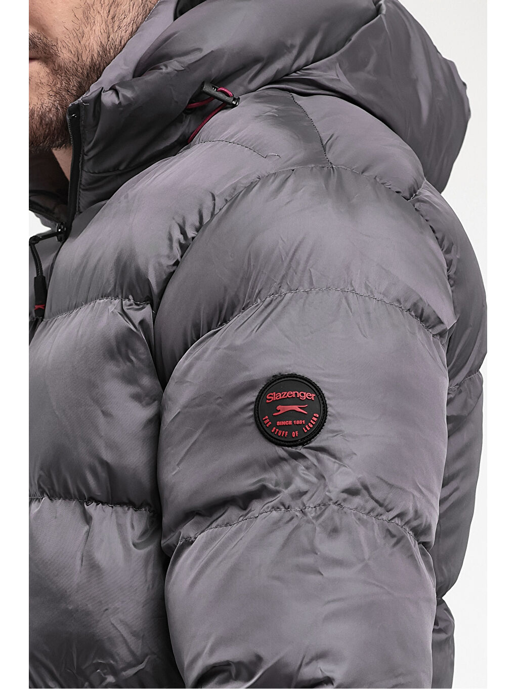 HANK Erkek  Kaban Koyu Gri-5