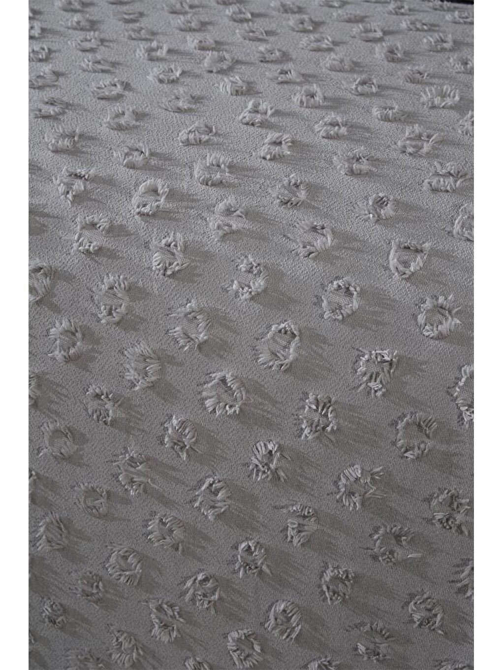 Konik 3 Parça Çift Kişilik Pike Takımı Gri-3