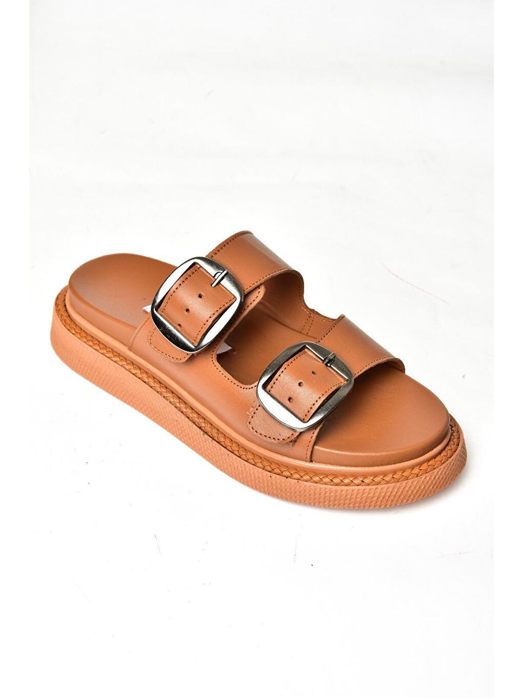 Kahverengi P5400332 Taba Kadın Terlik-1