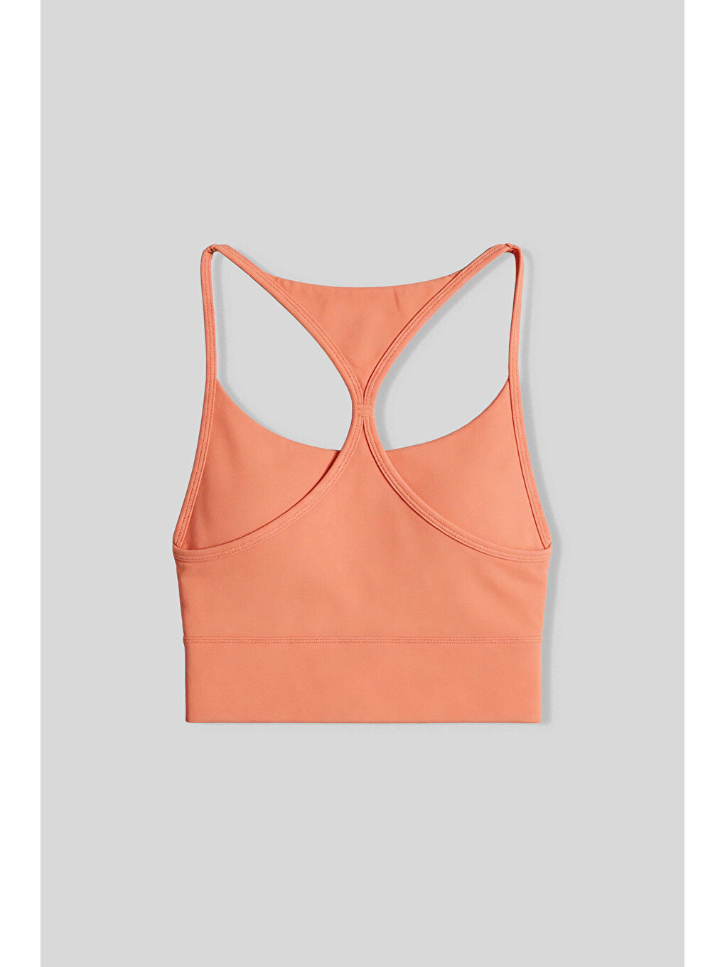 Pembe Mercan Standart Fit Baskılı Sırt Detaylı Kadın Spor Büstiyer - 97300-4