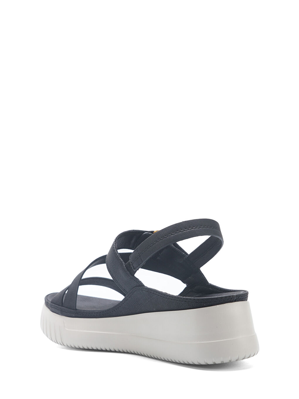 325571.Z 5FX Siyah Kadın Dolgu Topuk Sandalet-2