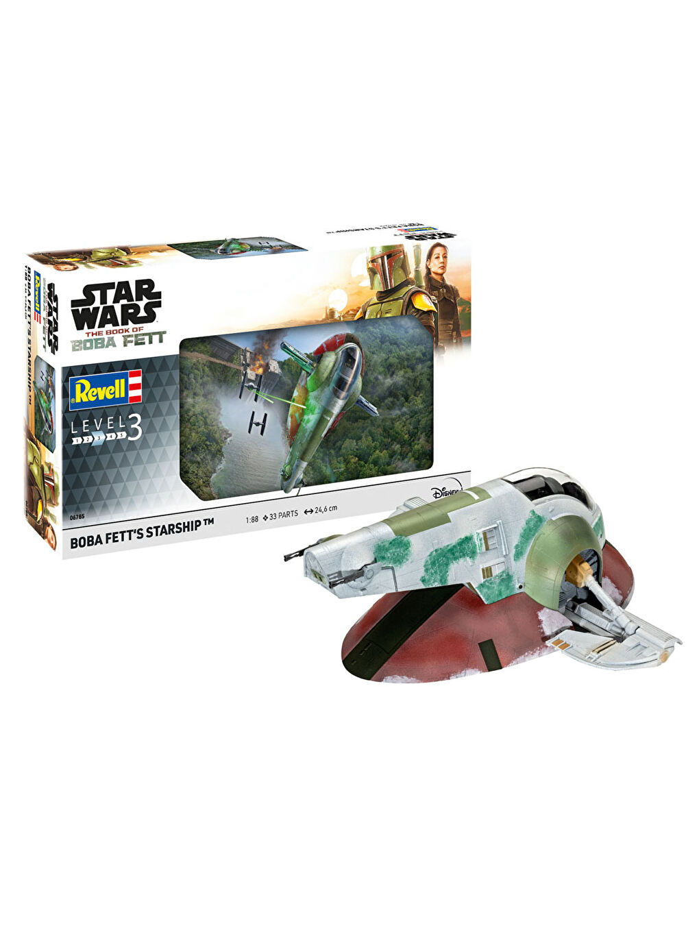 Revell Renksiz Model Kit Star Wars Boba Fett s Starship 06785